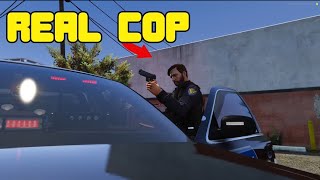 TREYTEN Pretends to be a Real Cop in GTA 5 RP [upl. by Belva]