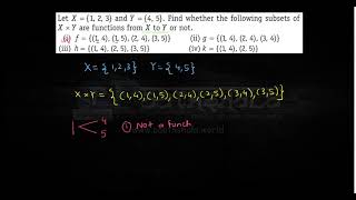 Que 12  Relations and Functions  NCERT Exemplar  Class 12 [upl. by Loriner706]