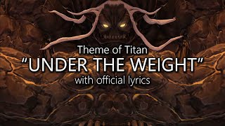 quotUnder the Weightquot with Official Lyrics Titan Theme  Final Fantasy XIV [upl. by Cirle]