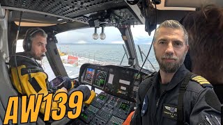 Offshore helicopter flying No music IFR actual Communication aviation [upl. by Kaazi847]