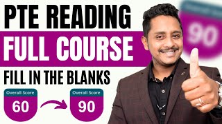 Guaranteed Score 90  Full Course Secrets Revealed  PTE Reading Fill In The Blanks  Skills PTE [upl. by Rayshell417]