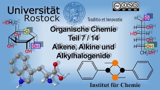 Einführung in die Organische Chemie Teil 7 Alkene Alkine und Alkylhalogenide [upl. by Ecahc]