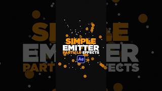 Create Accent Particle Effects in After Effects tutorial [upl. by Anaihr957]