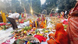 chhath puja 2024 IK V [upl. by Bushey]