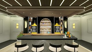 Bar Interior Design Idea  BAR DESIGN [upl. by Grier]