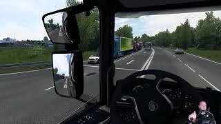 ETS2 long delivery from Hanover to Linz Scania truck 4K video realistic driving [upl. by Parker]