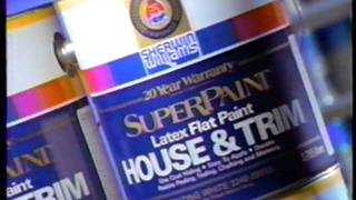 Sherwin Williams super sale ad commercial 1994 [upl. by Goldwin662]