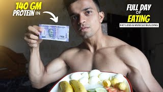 Budget High Protein Diet In 100 rs  Full day of Eating For Muscle Building [upl. by Waligore16]