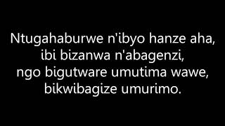 Umurunga wiminsi by Alexis Kagame Aho wenda kibondo Karahanyuze lyrics by Achille [upl. by Maria]