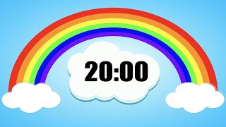 20 Minute Rainbow Timer [upl. by Anauqed759]