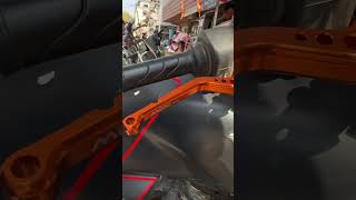 v15 Vikranta bike fancy lever modification8800683616 [upl. by Roobbie]