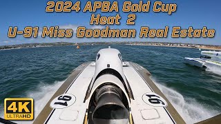 U91 Miss Goodman Real Estate 2024 APBA Gold Cup Heat 2 [upl. by Jonina]