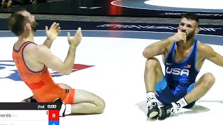 How Zane Richards upset Thomas Gilman at Final X [upl. by Rimma581]