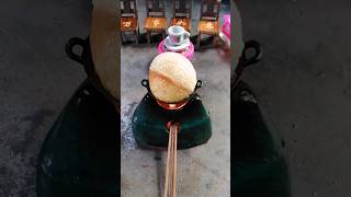 Gol Gappe Ya Football 🤔😂 Miniature Cooking Vs Giant Pani Puri Fry miniaturecooking foryou shorts [upl. by Teeniv]