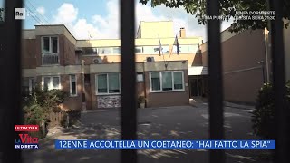 Roma ragazza 12enne accoltella un compagno di classe  La Vita in diretta 04112024 [upl. by Emmuela819]