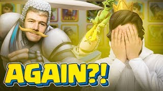 CLASSIC LOG BAIT Facing Morten Again Grand Challenge Gameplay  Clash Royale [upl. by Wescott]