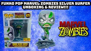 NEW FUNKO POP MARVEL ZOMBIES ZOMBIE SILVER SURFER UNBOXING amp REVIEW [upl. by Yborian]