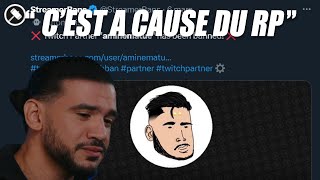 Amine explique la raison de son BAN TWITCH [upl. by Ayokahs]