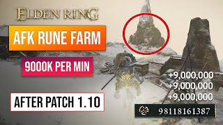 Elden Ring Rune Farm  AFK Rune Glitch After Patch 110 900 Million Runes [upl. by Natsrik]