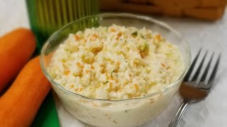 How to make DELICIOUS COLESLAW easy STEP by STEP ❤ [upl. by Bernt91]