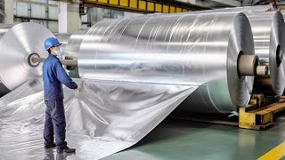 How Aluminum Foil is Made  What Material Is Used To Make Aluminium Foil [upl. by Michaela]