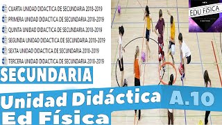 Unidad didactica de Educación Física para Secundaria Parte 1 [upl. by Ahteres447]