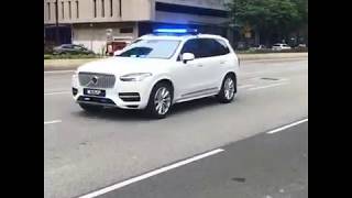 Malaysian King Police Motorcade [upl. by Davide]