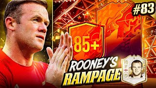 HEADLINER IN MY 85 PACK ROONEYS RAMPAGE 83 FIFA 22 [upl. by Limaa]