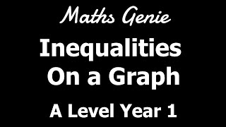 Inequalities on a Graph [upl. by Gnoht]