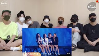 BTS Reaction to Blackpink Concert world tour in your area seoul orginal ver Fanmade 💜 [upl. by Eiram]