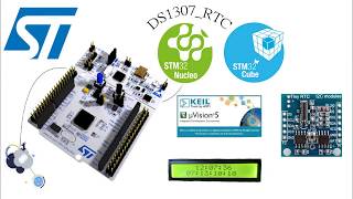 STM32 Nucleol053 with DS1307 RTC i2c [upl. by Hgiellek701]