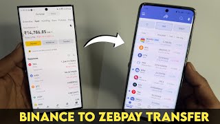 Binance to Zebpay transfer  How to transfer coins binance to zebpay  New method 2024 [upl. by Kenimod217]