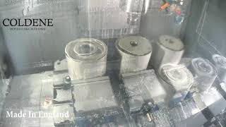 HURCO VX10i CNC MILLING MACHINE PRODUCING WHEEL CORES [upl. by Gleeson]