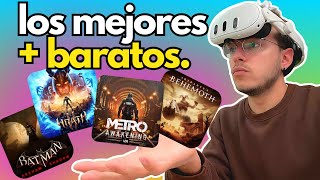 15 MEJORES JUEGOS de META QUEST AHORA CON 20 DESCUENTO EXTRA [upl. by Jacobo409]