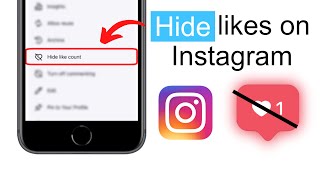 How to Hide Instagram Likes on your Post 2024 [upl. by Ellehctim]