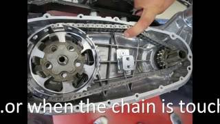 Casa Performance X44 Lambretta OTT Top Chain Guide fitting video guide [upl. by Boothman633]