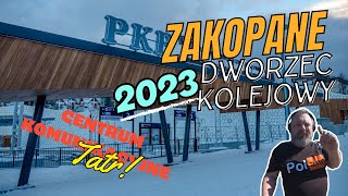 Dworzec Kolejowy i autobusowy Zakopane nowa łącznica w Chabówce [upl. by Yebot]