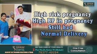 High risk pregnancy high BP in pregnancy still had Normal delivery [upl. by Clemente189]