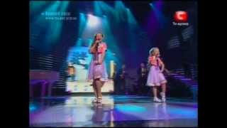 Nastia Petryk amp Victoria Petryk  2008 Ukraines Got Talent semi final  live [upl. by Sheryle]