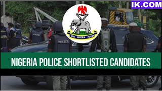 Nigerian police recruitment final Shortlisted Candidates 2024 nigerianpoilcerecuritment [upl. by Illoh]