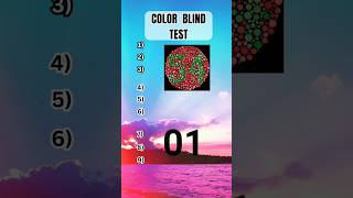 COLOR BLIND TEST  Colour Vision Test colorblind colorblindness colourvision colors test quiz [upl. by Auhsuj]