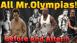 All The MrOlympias  Before And After From 1965 to 2021 [upl. by Sadoc657]