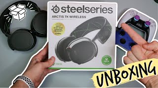 Unboxing Steelseries Arctis 7X Wireless Headset  PS5 Xbox Series X Nintendo Switch [upl. by Kantos625]