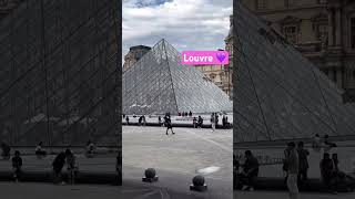 Louvre 💜 paris louvremuseum eiffeltower shorts [upl. by Adav]