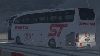 TRAVEGO İLE SABAH AYAZINDA SİVAS ERZİNCANVENTİLRETARDER SESİ [upl. by Aislehc]