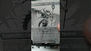 Atraxa Praetors Voice Metal Engraved MTG Proxy mtg laserengraving [upl. by Eisiam]