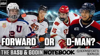 Should the Montreal Canadiens Draft a Forward or a Defenseman  The Basu amp Godin Notebook [upl. by Nylkoorb909]