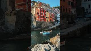 The real Portorosso of Pixar Movie Luca  Riomaggiore Cinque terre Italy [upl. by Lyrak]