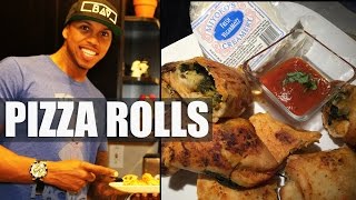 Pizza Rolls w BADASS VEGAN SpinachBroccoli VEGANTRAVEL40 [upl. by Power]