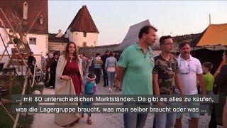 Burgfest Burghausen 2018  Mittelalterliche Klänge Gestalten Burgbewohner [upl. by Moht98]